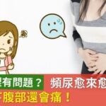 頻尿愈來愈嚴重，漲尿時下腹部還會痛！到底哪裡有問題？